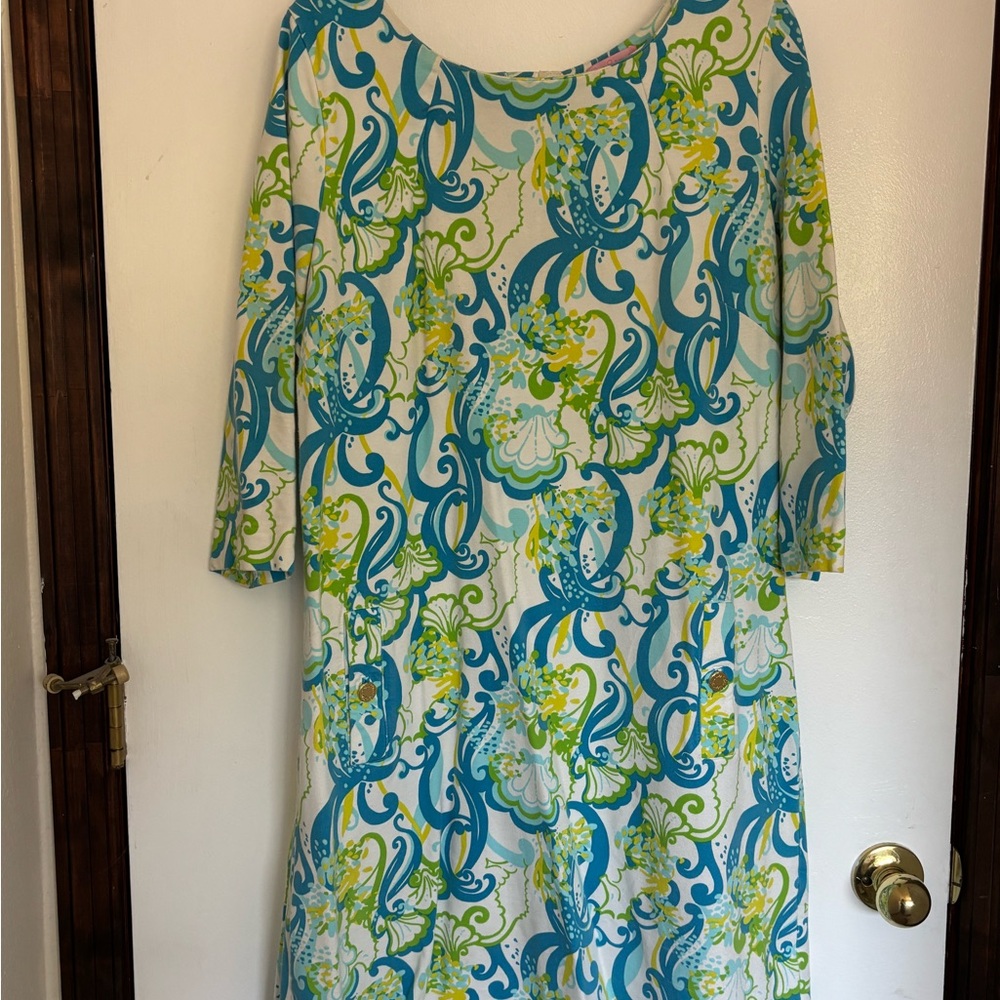 Lilly Pulitzer Charlene Dress in White Crystal Coast